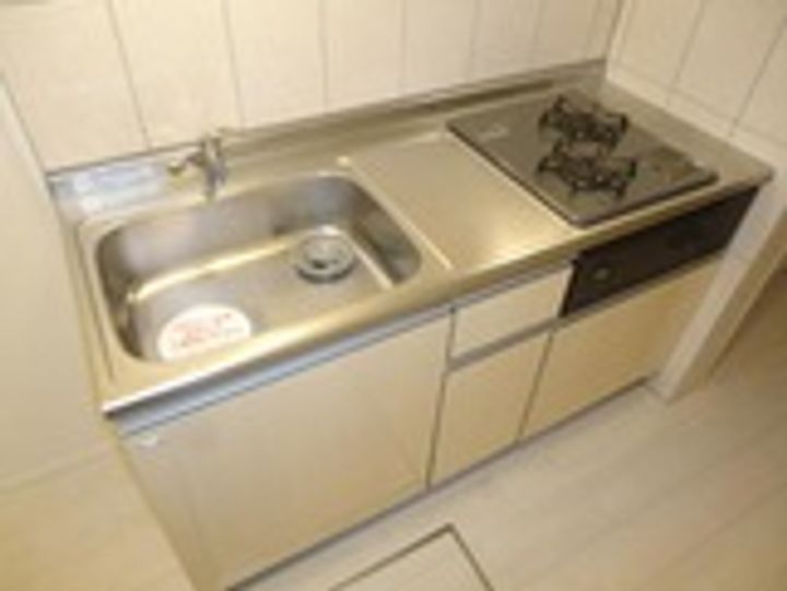 岡山県岡山市北区青江2(アパート)の賃貸物件のキッチン