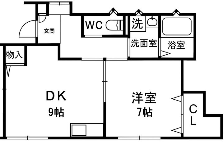 群馬県高崎市竜見町(アパート)の賃貸物件の間取り