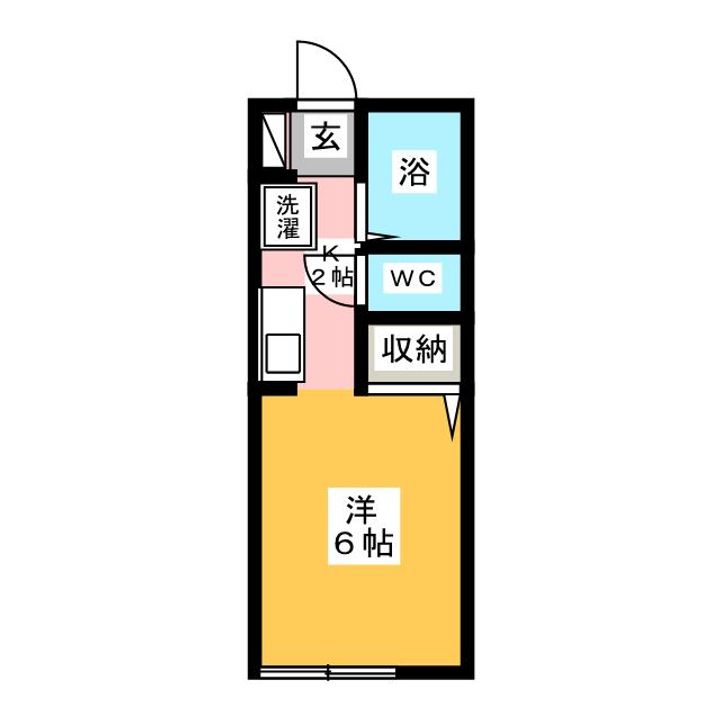 洋風ハイツの間取り