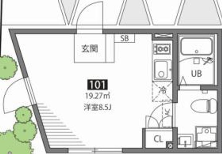 千歳烏山ヴィレッジNの間取り