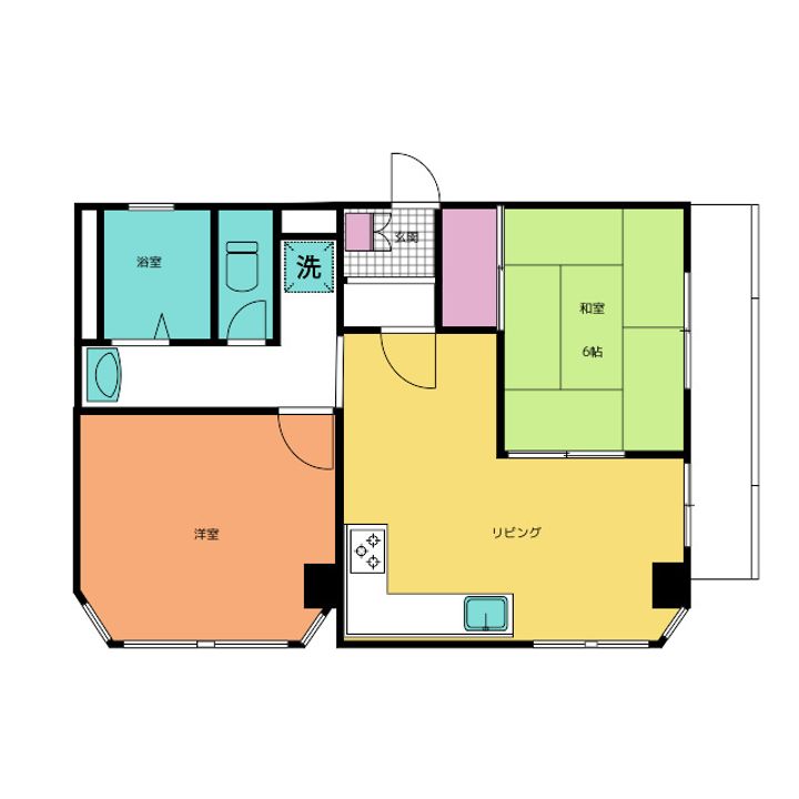 モラーダの間取り