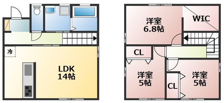 佐賀県佐賀市金立町大字金立(一戸建)の賃貸物件の間取り