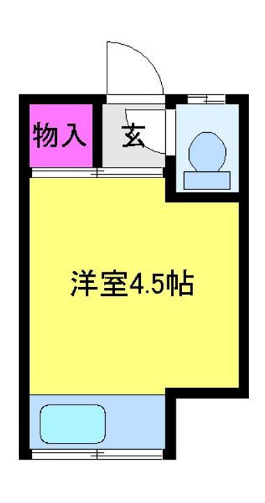 岡本荘の間取り