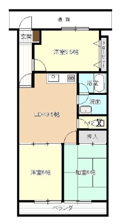 桜ハイムの間取り