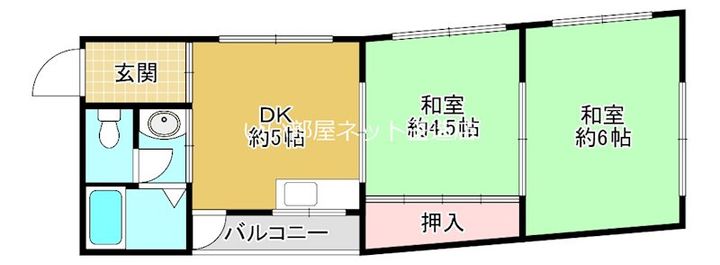 大阪府大阪市城東区森之宮2(マンション)の賃貸物件の間取り