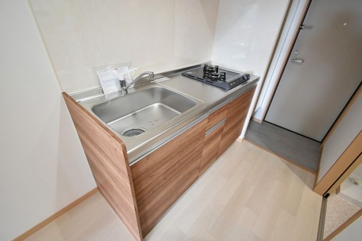 広島県広島市安佐北区大林4(アパート)の賃貸物件のキッチン