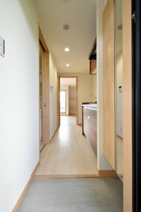 広島県広島市安佐北区大林4(アパート)の賃貸物件の玄関