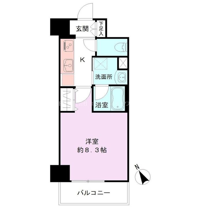 BUENA新潟萬代橋の間取り