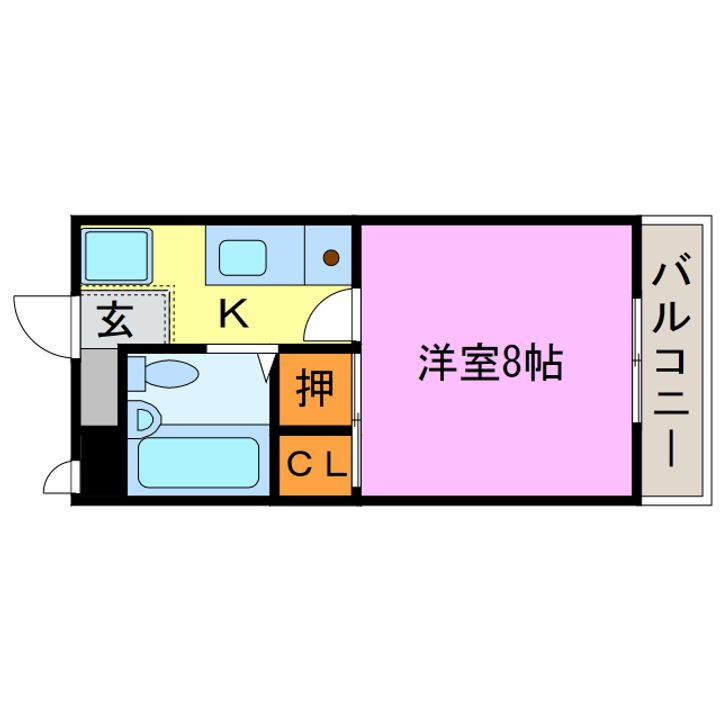 ハウゼ丘の上の間取り