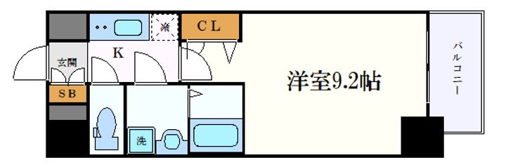 プレサンス栄フェルの間取り