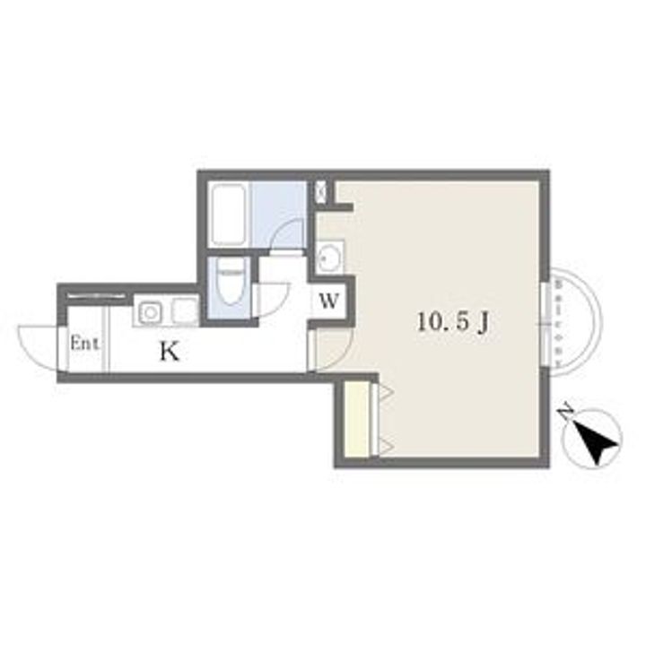 ルミエール三御堂の間取り