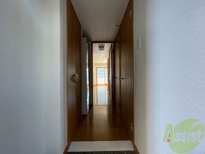 パークサイドレジデンス榴岡の玄関