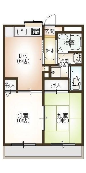 You Stage Shikataniの間取り