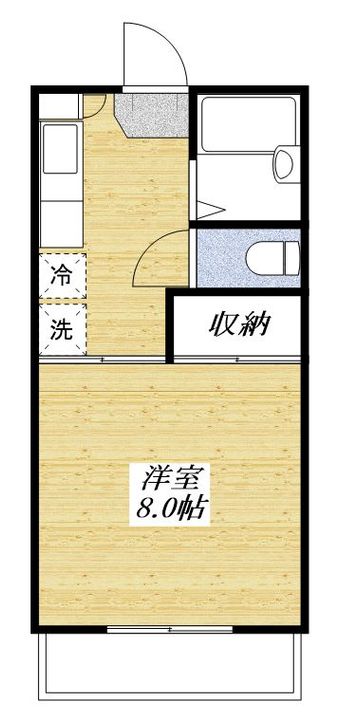 ドミールヤマミヤAの間取り