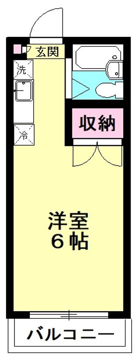 グリーンハイツ日の出の間取り