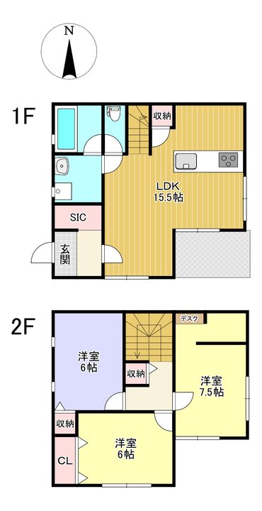 熊本県熊本市東区小峯2(一戸建)の賃貸物件の間取り