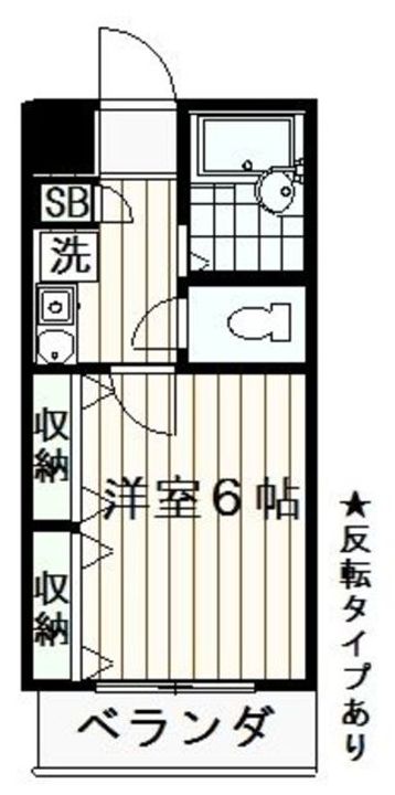 東京都八王子市東中野(アパート)の賃貸物件の間取り