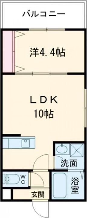 兵庫県加古川市加古川町河原(アパート)の賃貸物件の間取り