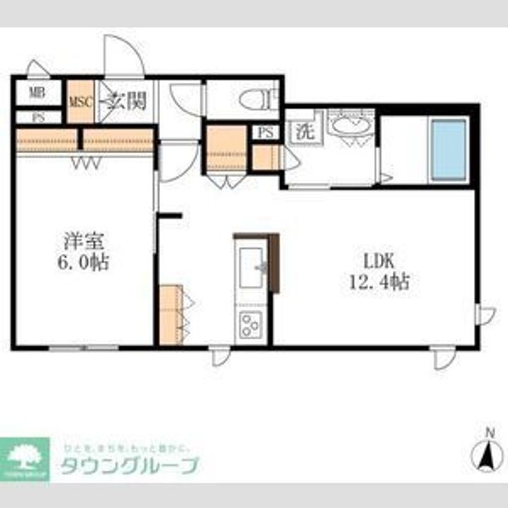 ポルトボヌール瑞穂の間取り