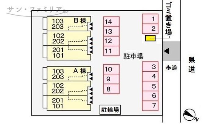 愛知県豊橋市東脇3(アパート)の賃貸物件の地図