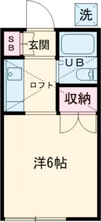 クロノス仙川の間取り