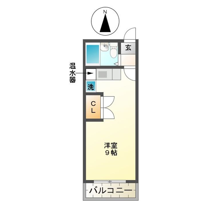 レスポール大谷の間取り