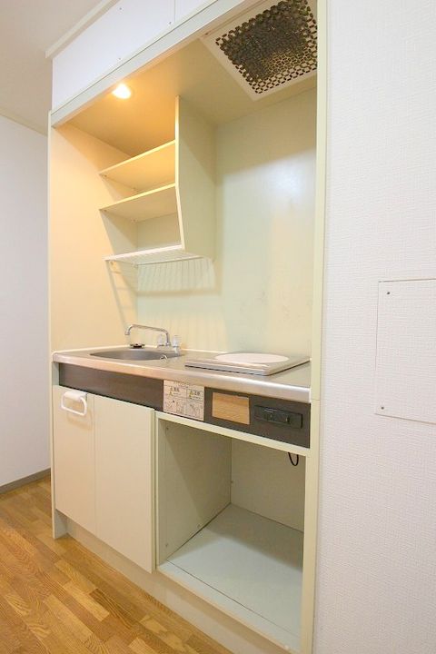 広島県広島市西区三篠町1(マンション)の賃貸物件のキッチン