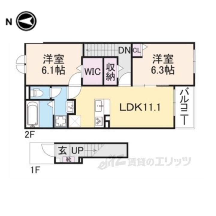グランド萩ヶ丘2の間取り