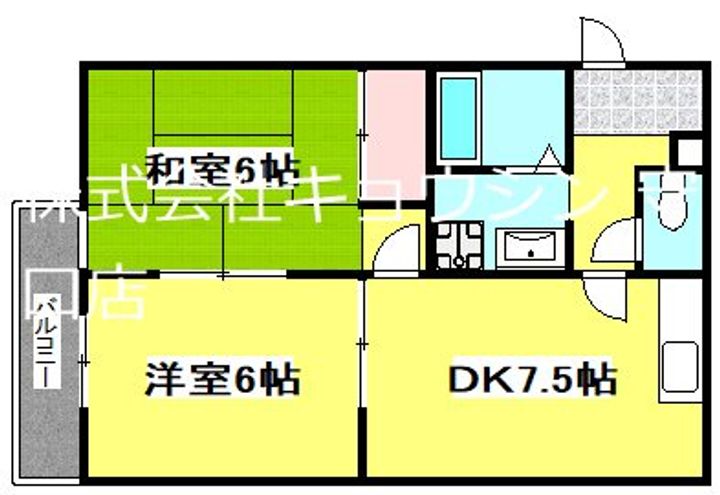 三晃アスク大久保の間取り