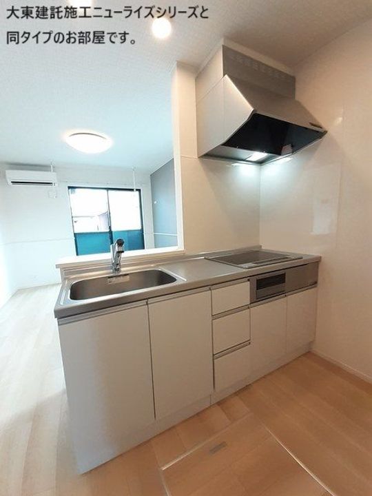 群馬県高崎市南新波町(アパート)の賃貸物件のキッチン