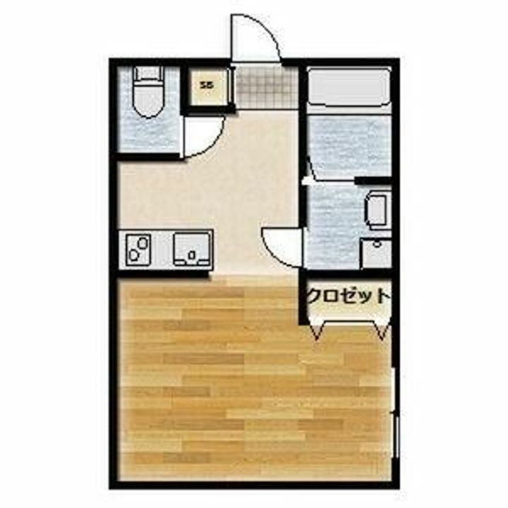東京都足立区青井1の賃貸アパートの間取り