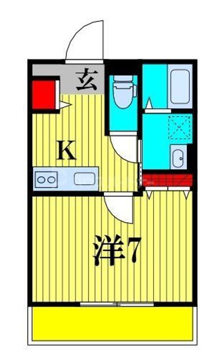 千葉県船橋市海神町東1(マンション)の賃貸物件の間取り