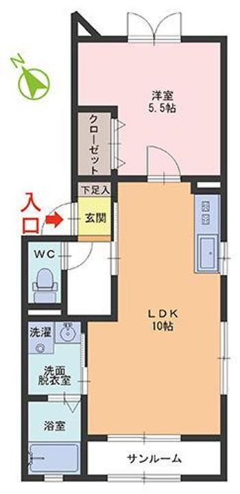 カレン・ユウの間取り