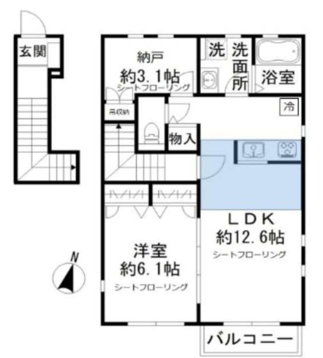 アイビーライトの間取り