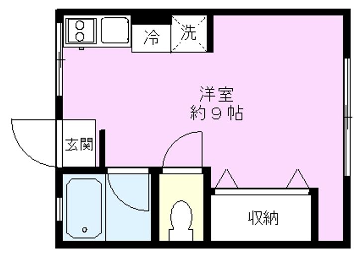 ハイツコウガクAの間取り
