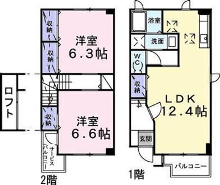 レガシー・ガーデンIの間取り