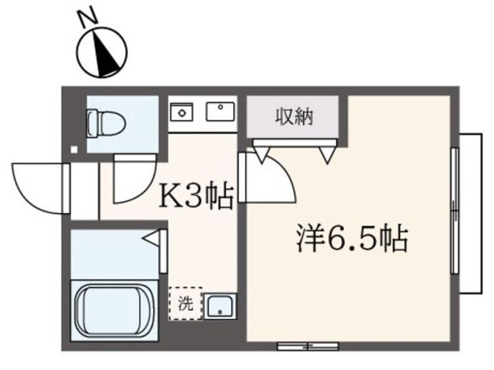 神奈川県横浜市旭区さちが丘(アパート)の賃貸物件の間取り