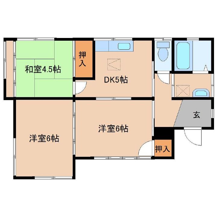 千葉県東金市関内(一戸建)の賃貸物件の間取り