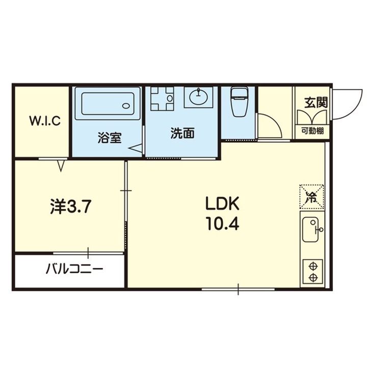 ステラ熊本エアポートサイドの間取り