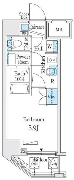 オープンブルーム横浜の間取り