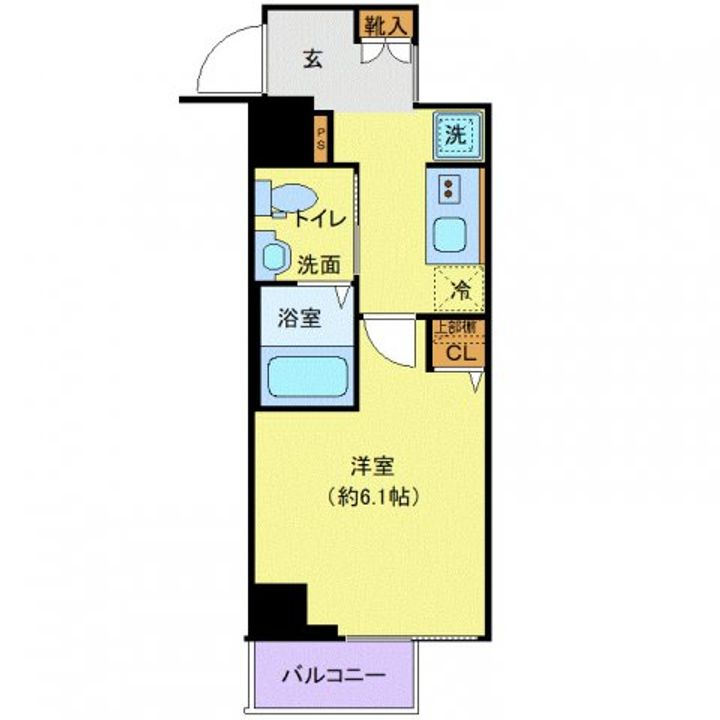 クレヴィスタ大井町の間取り