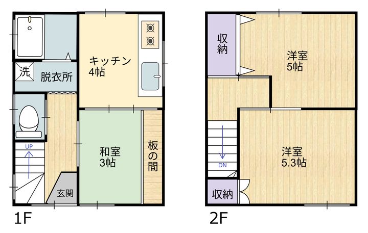 東京都江戸川区東瑞江3(一戸建)の賃貸物件の間取り