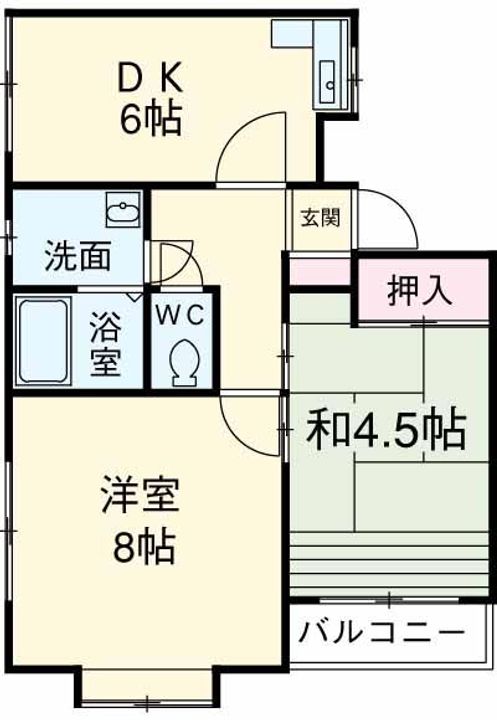 ティーハイム寺島の間取り