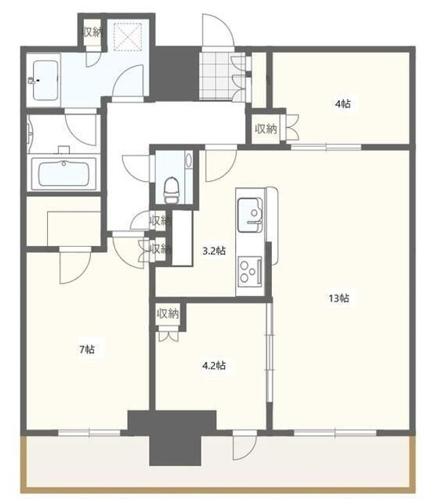 THE TOWER JUJOの間取り