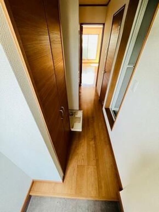 ティラーノ藍住II1号棟の玄関
