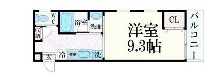 Axis Court安謝の間取り