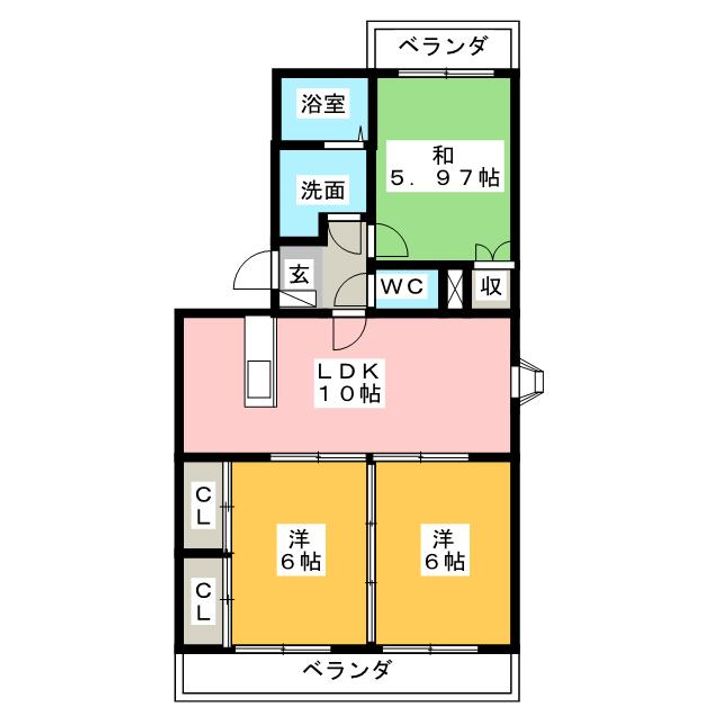 ラ・カシタ・土一揆の間取り