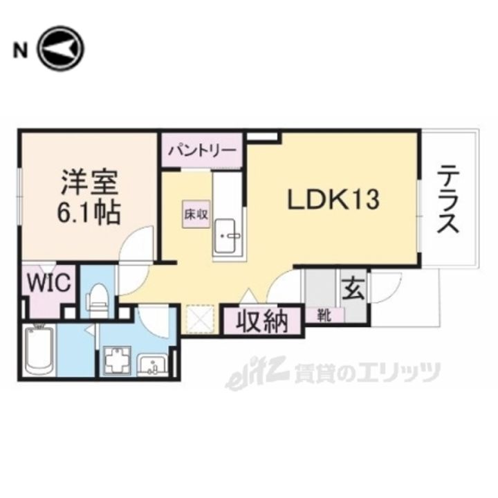 レイナコート607の間取り