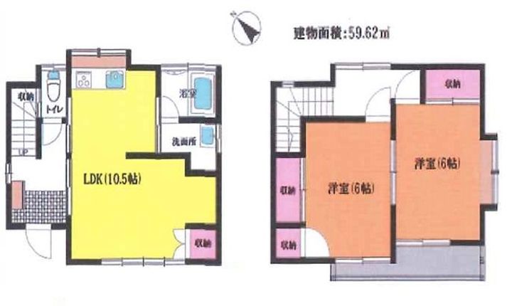 埼玉県北足立郡伊奈町大字小室(一戸建)の賃貸物件の間取り