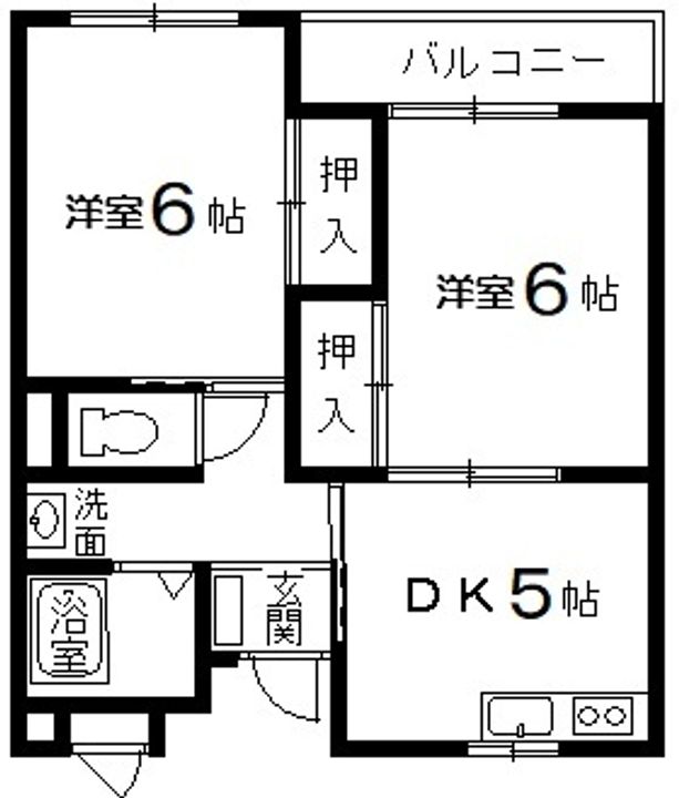 観音路ハイツの間取り